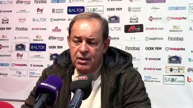 Eskişehirspor teknik direktörü Yücel İldiz basın toplantısı