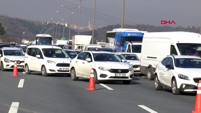 İstanbul-ümraniye tem otoyolunda feci kaza