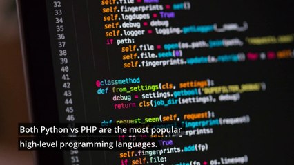 Python vs PHP: Which one you should choose in 2020?