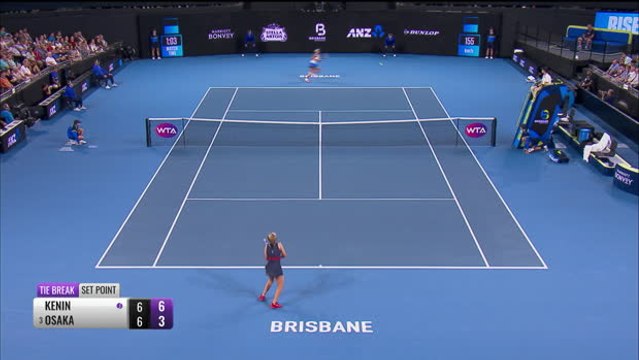 Osaka makes comeback to seal place in Brisbane quarter-finals