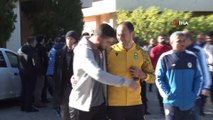 Futbolcular cuma namazında buluştu