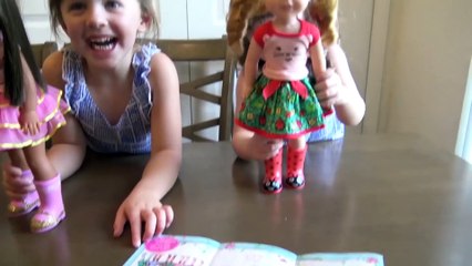 Descargar video: American Meninas - Bonecas  - Dia Especial no Shopping com Sophia, Isabella e  Alice