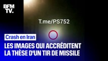 Crash en Iran: ces images montrent-elles le Boeing 737 se faire frapper par un missile?