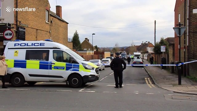 Police activity prompts closure on Addison Road in Enfield, London