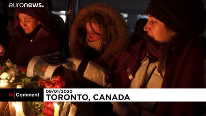NO COMMENT | Vigilia en Toronto por los fallecidos en el avión que se estrelló en Irán