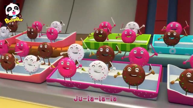 Cuatro Hamburguesas en La Calle | Canciones Infantiles | Números y Colores | BabyBus Español