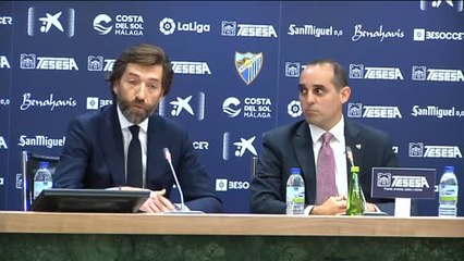 El director general del Málaga confirma la destitución de Víctor Sánchez del Amo