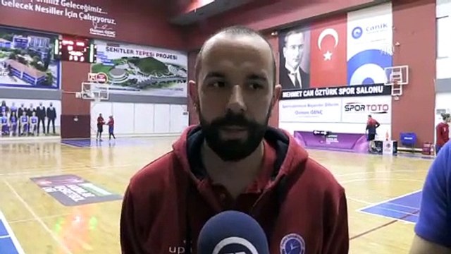 Canik Belediyespor'un antrenörü Erman Okerman ile röportaj