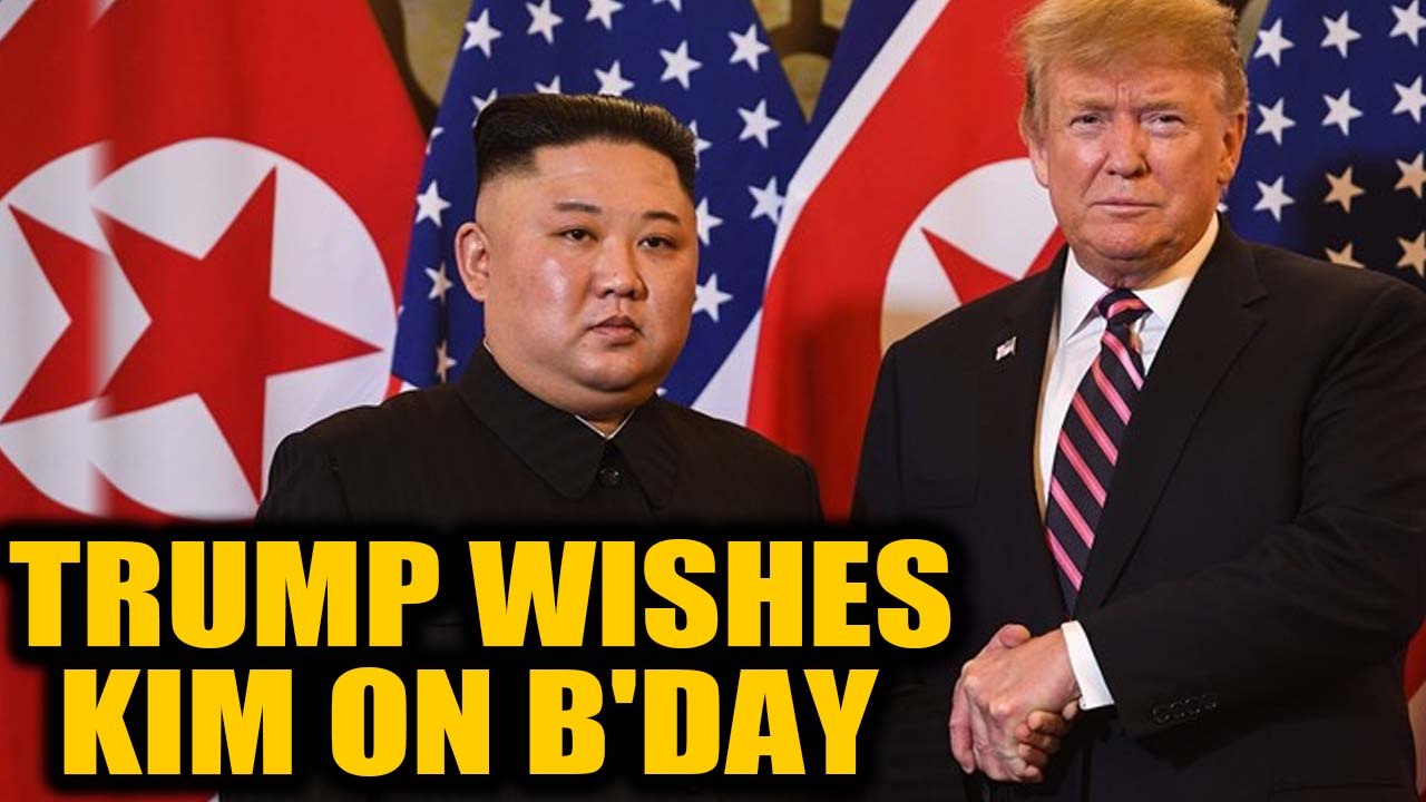 US President Donald Trump wishes North Korean leader Kim Jong-un on his birthday|Oneindia