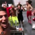 Antalyaspor'da Beşiktaş zaferi kutlaması