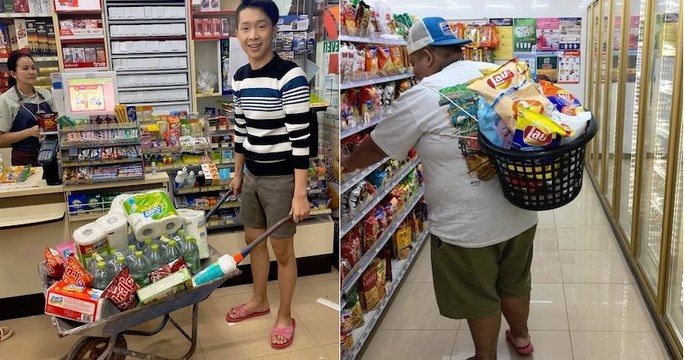 Les Thaïlandais font preuve de créativité énorme pour palier l'interdiction de sacs plastique dans les magasins