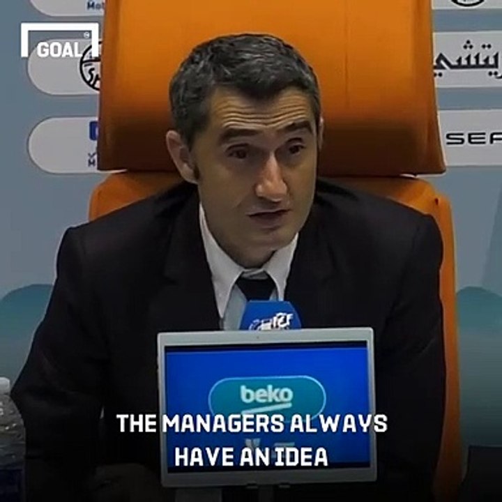 Valverde expects Barcelona sacking rumours after Super Cup defeat