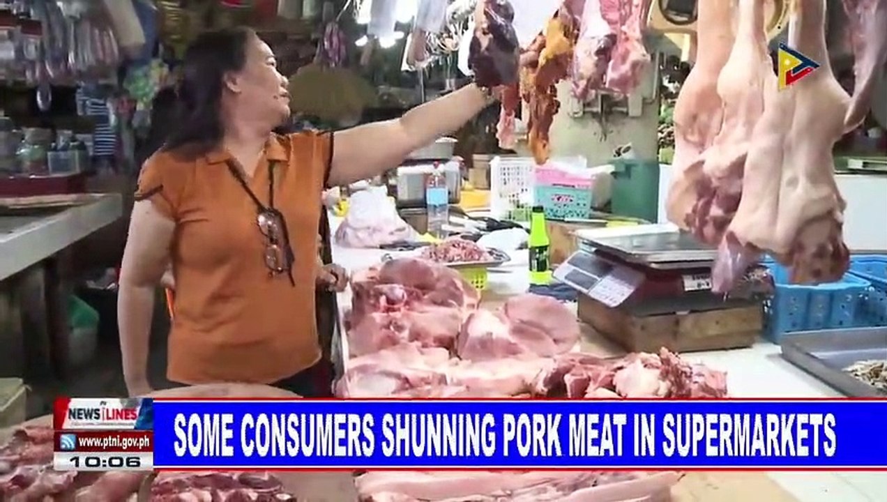 Some consumers shunning pork meat in supermarkets