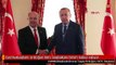 Cumhurbaşkanı erdoğan kktc başbakanı tatar'ı kabul ediyor