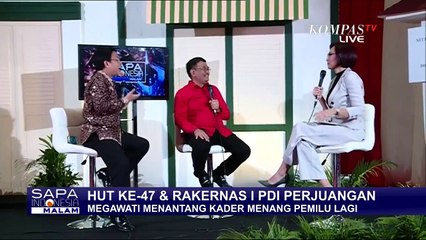 HUT Ke-47 & Rakernas I PDI Perjuangan, Megawati Menantang Kader Menang Pemilu Lagi