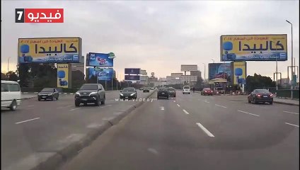 تعرف على الحالة المرورية بكوبري أكتوبر