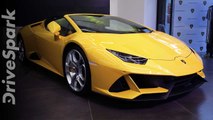 Lamborghini Bengaluru Showroom Grand Opening | Huracan Evo Spyder Walkaround, Accessories & More