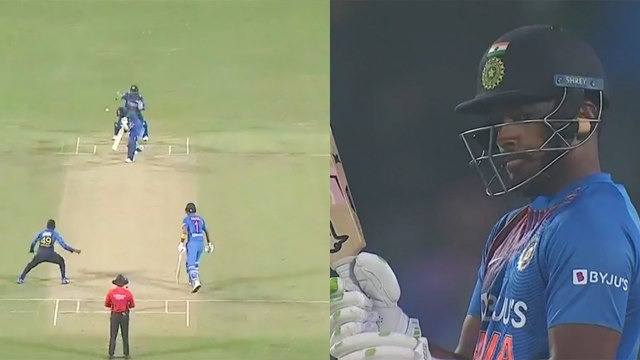 IND vs SL 3rd t20 : Sanju Samson departs after a grandest entry | Oneindia Kannada