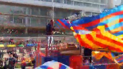 Barcelona'dan coşkulu şampiyonluk kutlaması