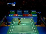 Badminton maçında muhteşem ralli