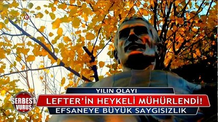 Adnan Aybaba konuşan heykel oldu!