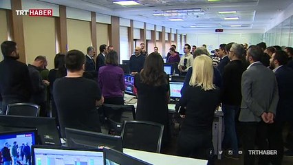 TRT Genel Müdürü Eren yoğun mesai harcayan habercilerle bir araya geldi