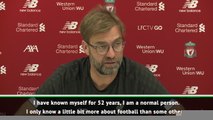 I am not a special person - Klopp