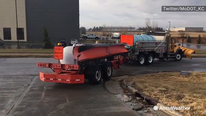 DOT Crews prep plows for this weekend's severe weather