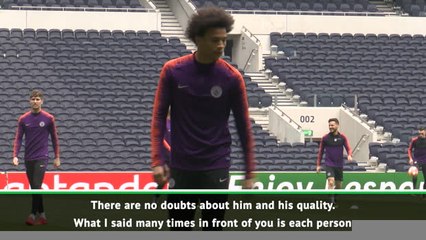 Sane's future depends on him - Guardiola