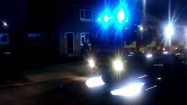 Firefighters on the scene of Sunderland house blaze