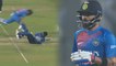 IND vs SL 3rd t20 : Kohli gets short trying to steal an extra run | Oneindia Kannada