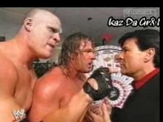 Bischoff Tries To Calm Triple H & Kane