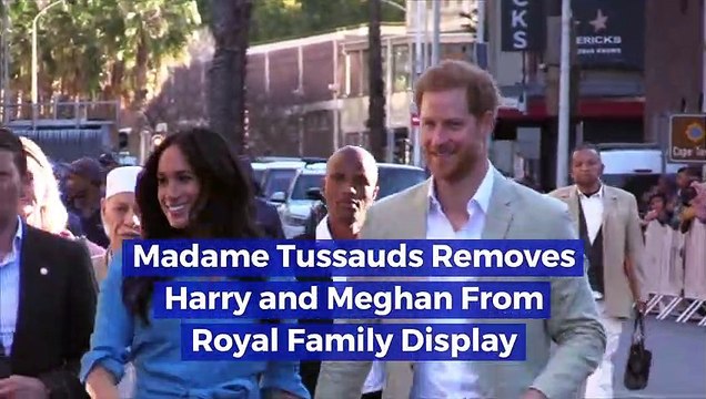 Madame Tussauds Removes Harry and Meghan From Royal Family Display