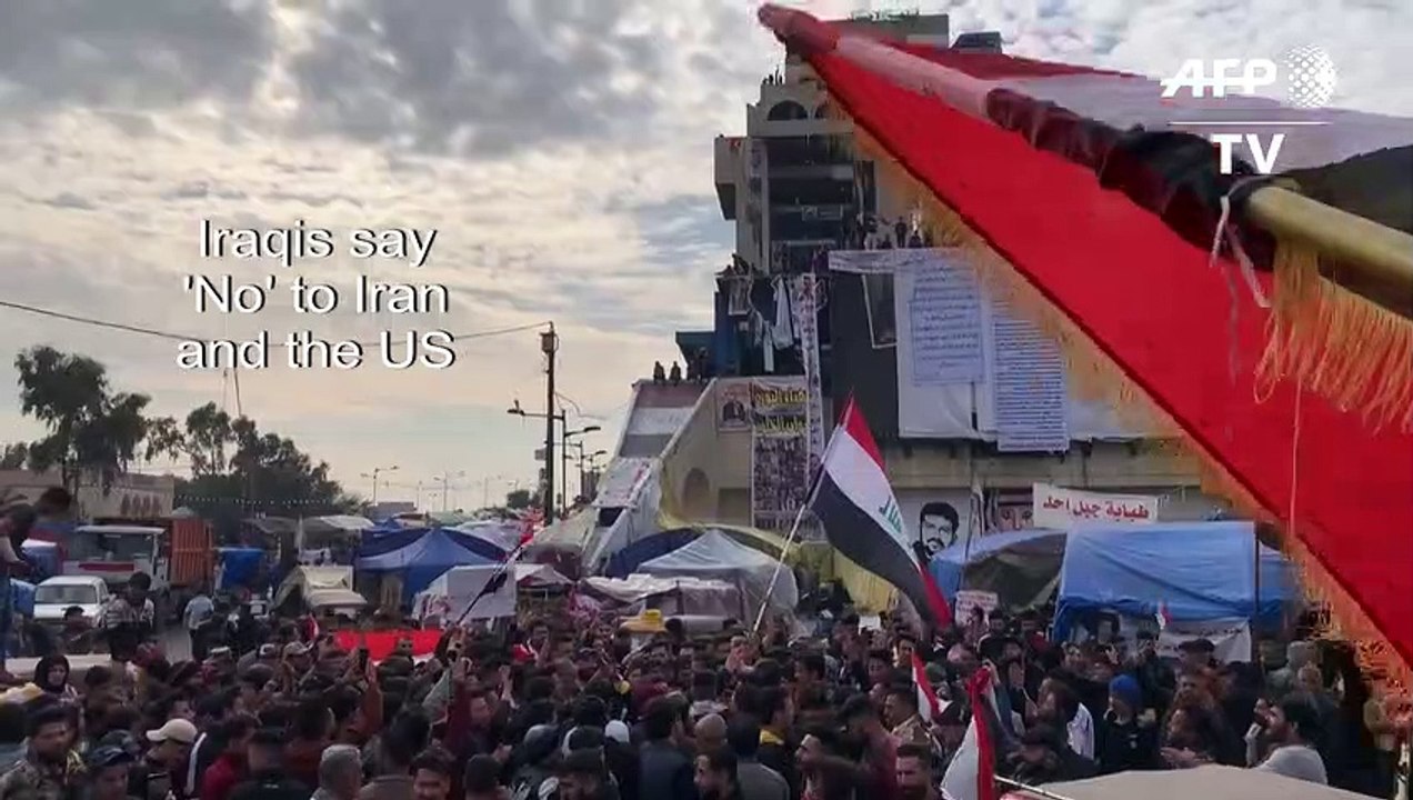 Security forces and anti-government protesters clash in Iraq's Karbala