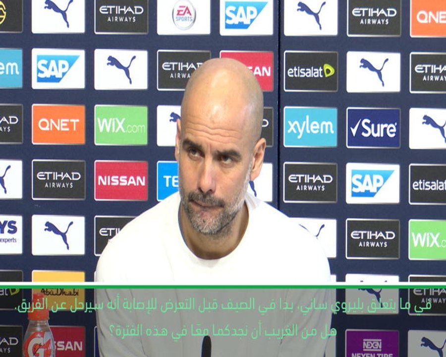 كرة قدم: الدوري الممتاز: مستقبل ساني متعلّق به – غوارديولا