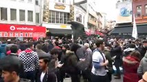 Beşiktaş taraftarı Çarşı’da toplandı