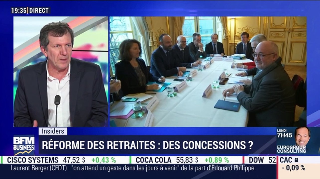 Les insiders: Réforme des retraites, des concessions ? - 10/01