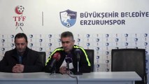 Erzurumspor Teknik Direktörü Mehmet Altıparmak'ın konuşması