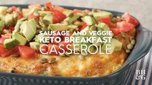Sausage and Veggie Keto Breakfast Casserole