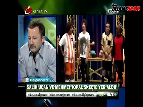 Komedi! Salih Uçan ve Mehmet Topal skeçte!