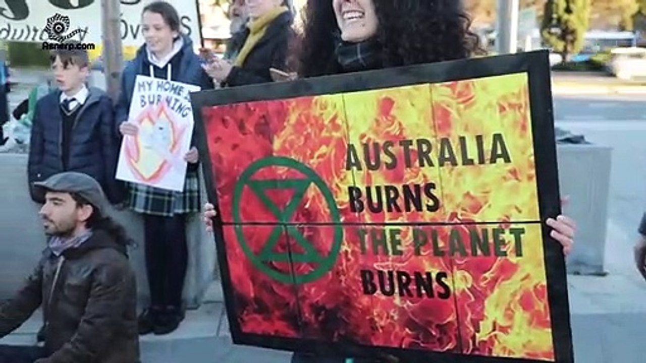Australia arde. Concentración en Madrid