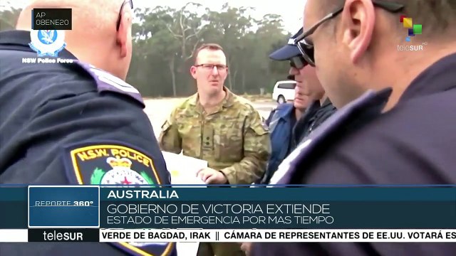 Estado de Victoria en Australia extiende el estado de emergencia por los continuos incendios forestales sin control