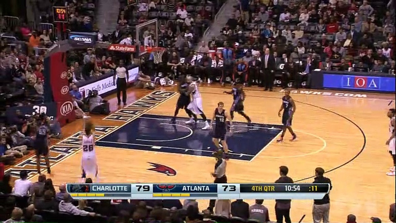 Charlotte Bobcats 116-118 Atlanta Hawks