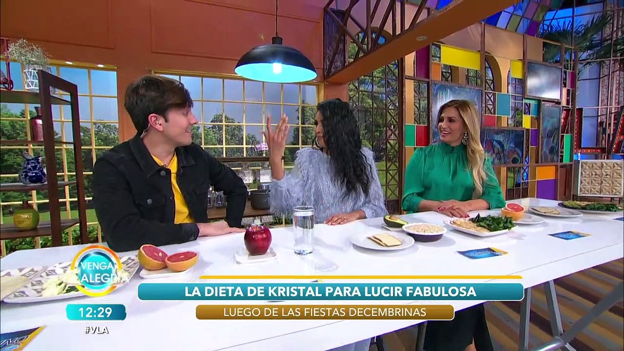 ¡Kristal Silva te revela su dieta para que luzcas fabulosa como ella! | Venga La Alegría