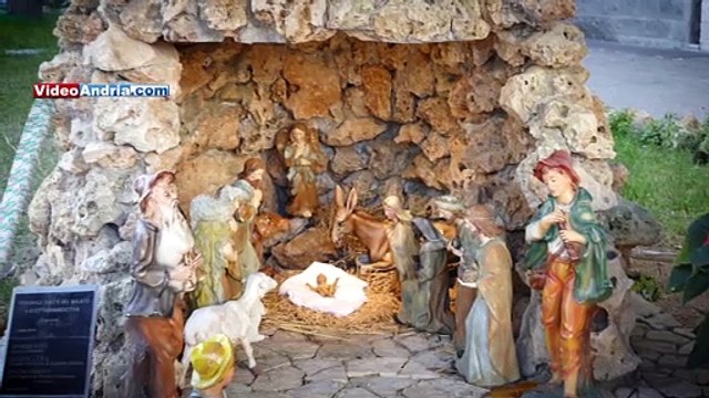 Andria: presepe presso il giardino dell'ospedale 2019-2020