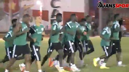 Nijerya boykottan sonra ilk antrenmanına çıktı