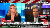 John Kerry reacts on Bernie Sanders targets Joe Biden for Iraq war vote. #BernieSanders #Iraq @BrookeBCNN #JohnKerry #JoeBiden #DonaldTrump #News #BrookeBaldwin