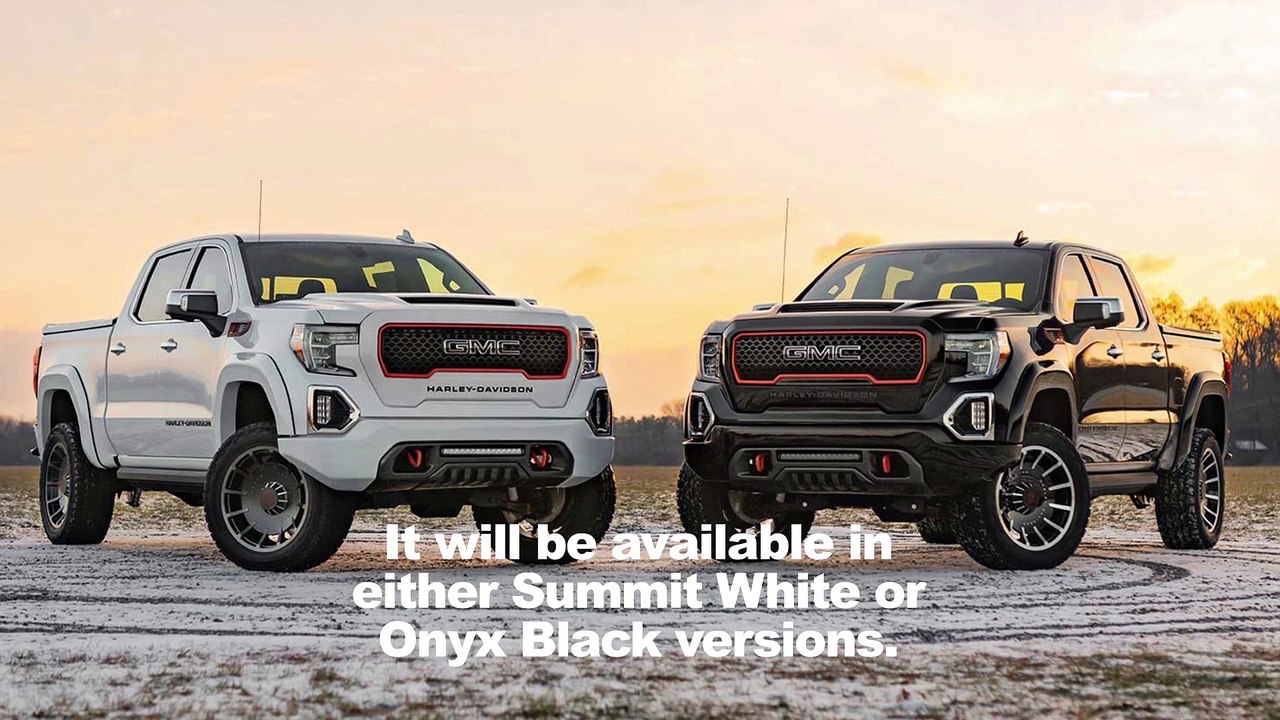 2020 GMC Sierra Harley-Davidson Truck Preview