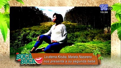 VIDEO | Integrante de Kiruba presentó a su bebé