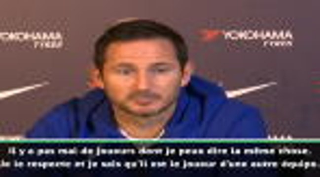 Chelsea - Lampard : Dembélé est le joueur d'une autre équipe